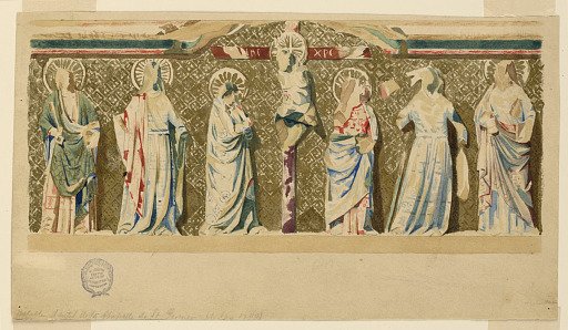 Study of "Altarpiece of Saint-Germer-de-fly," Paris, France