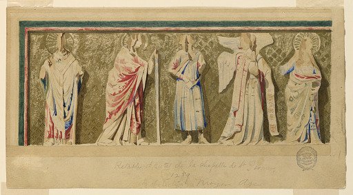 Study of "Altarpiece of Saint-Germer-de-fly," Paris, France