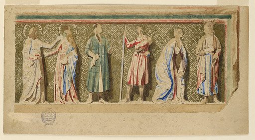 Study of "Altarpiece of Saint-Germer-de-fly," Paris, France