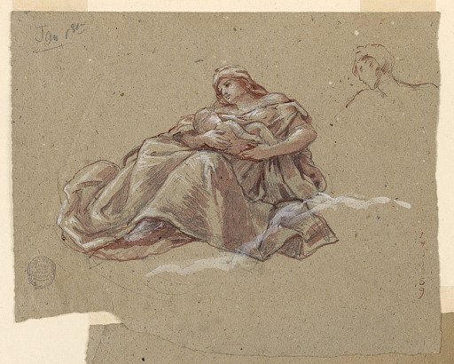Study for "Charity," St. Bartholomew's Church, New York, NY