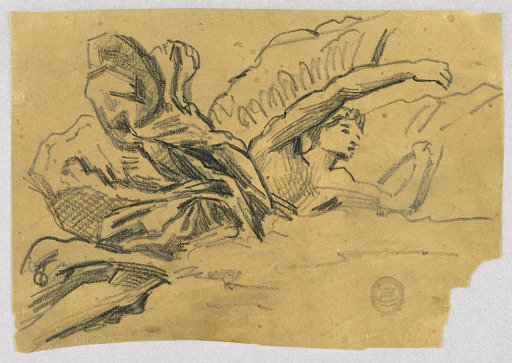 Study of an Angel with Drapery