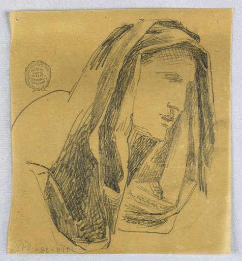 Sketch of Woman's Head