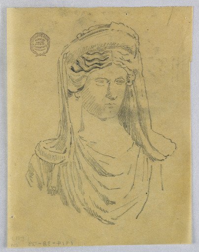 Sketch of Bust of a Woman