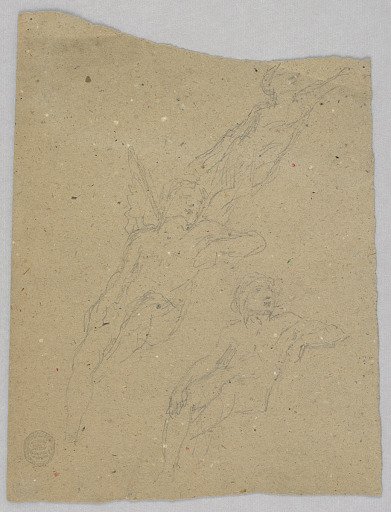 Sketches for the Angel Beside "Charity," Chapel of St. Bartholomew, New York