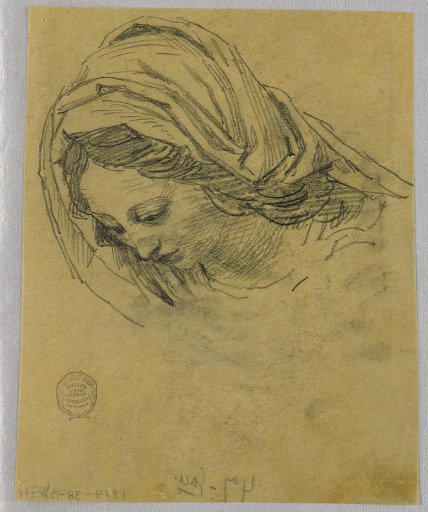 Study for Head of the Madonna