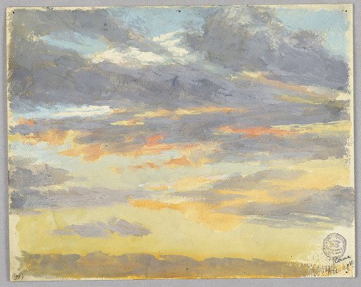 Study of clouds, Rome, Italy