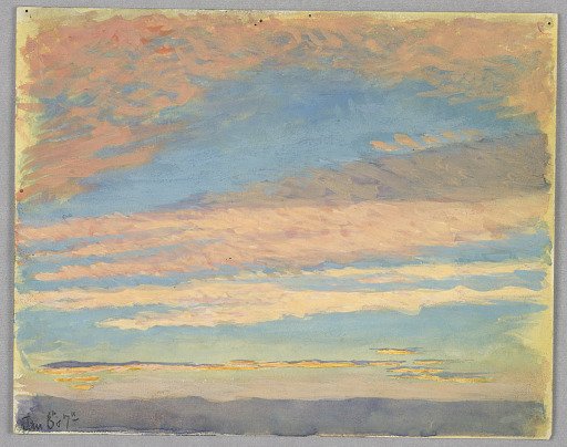 Study of clouds, Rome, Italy