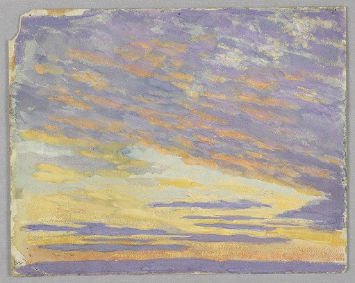 Study of clouds, Rome, Italy