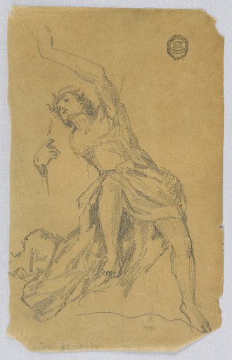 Sketch of Figure with Drapery