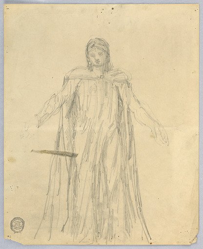 Study for Christ, Chancel of St. Bartholomew, New York