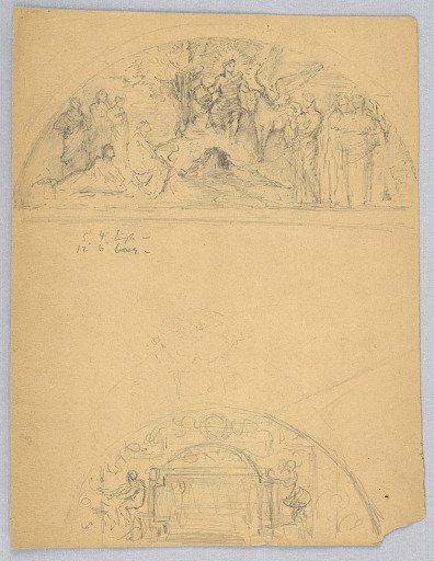 Sketches of Two Lunettes