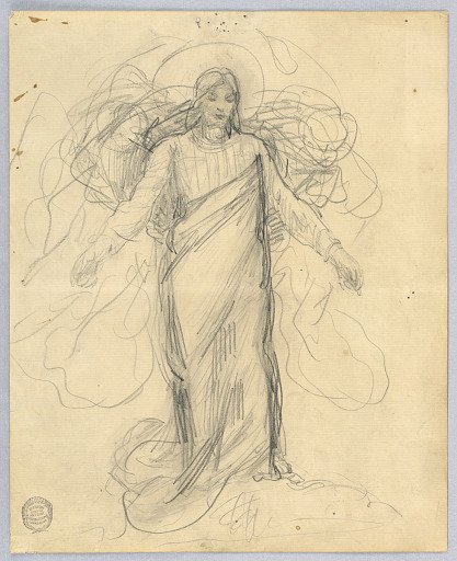 Study for Christ, Chancel of St. Bartholomew, New York