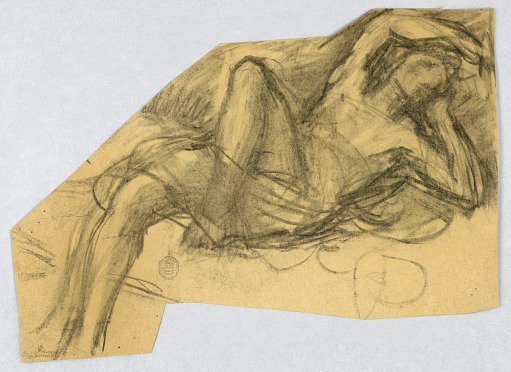 Sketch of Nude Figure