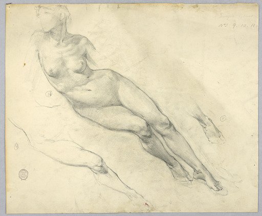 Sketch of a Female Nude