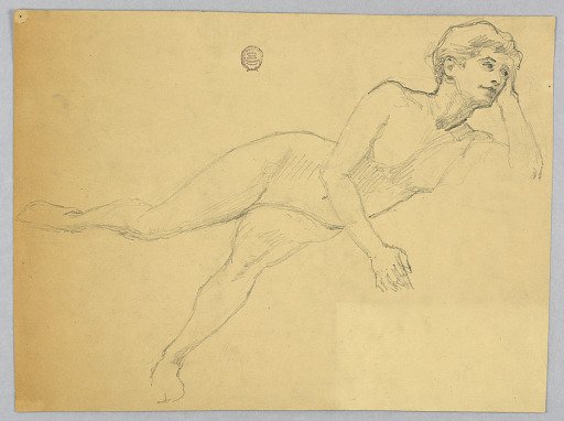 Sketch of a Female Nude