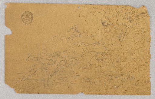 Sketch of Winged Figures for Ascension