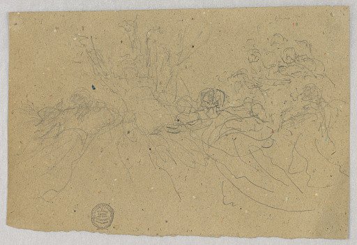 Sketch of Figural Group for Ascension