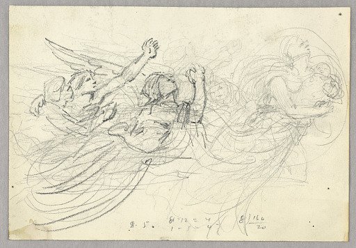 Sketch of Figural Group for Ascension