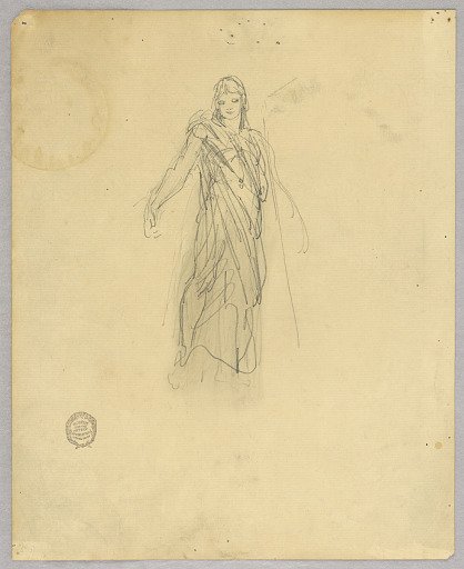 Sketch for Central Figure in the Ascension