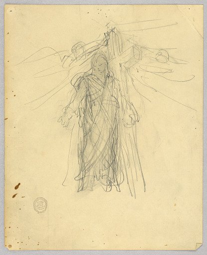 Sketch for Central Figure in the Ascension