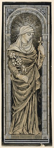 Study for the Goddard Memorial Window, in St. John's Church, Providence, Rhode Island