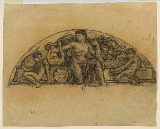 Study for "Apollo," Metropolitan Opera, New York, NY