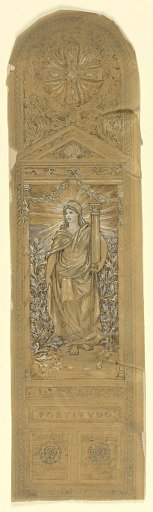 Fortitude, Design for a Stained Glass Window