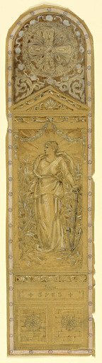 Spes (Hope), Design for a Stained Glass Window