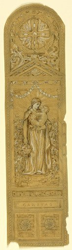 Caritas, Design for a Stained Glass Window
