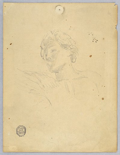 Sketch for the Head of an Angel