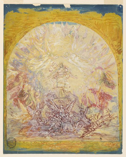 Sketch for the Painting in the Chancel of St. Bartholomew, New York City