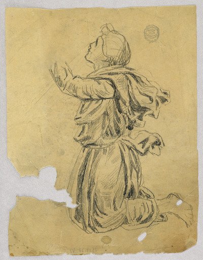 Study for a Kneeling Woman