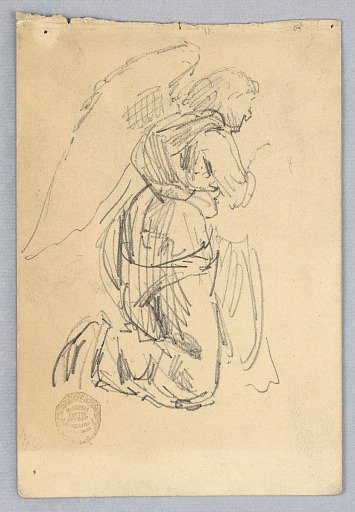 Study for an Angel in Adoration
