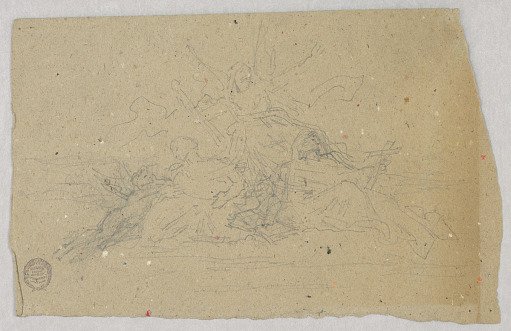 Sketch of Charity, Faith, and Hope