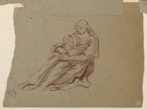 Study for "Charity," St. Bartholomew's Church, New York, NY