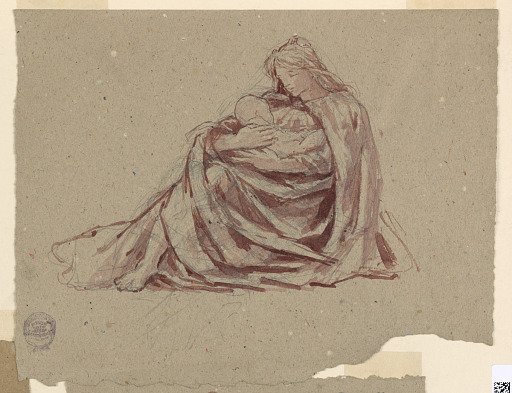 Study for "Charity," St. Bartholomew's Church, New York, NY