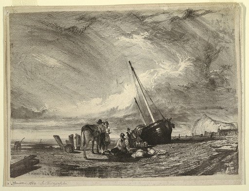 Beached Fishing Boat