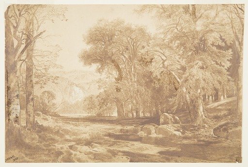 On the Upper Delaware (after a charcoal drawing)