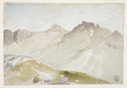 The Upper End of Little Cottonwood Canyon, Wasatch Range, near Ogden, Utah