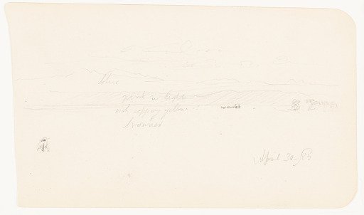 Mountainous Landscape with a Figure, Mexico