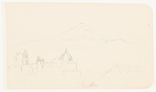 Popocatépetl from Cuautla, Mexico