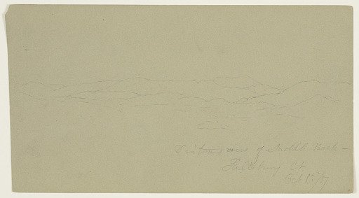 Distant View of Saddle Back, Salisbury, Connecticut