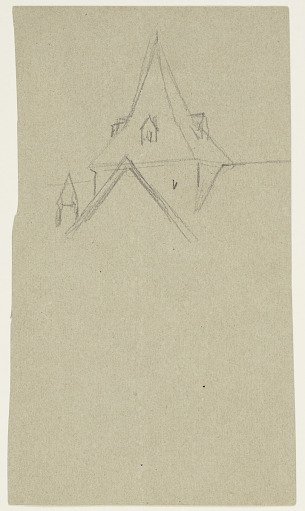 Sketch of a Pointed Roof