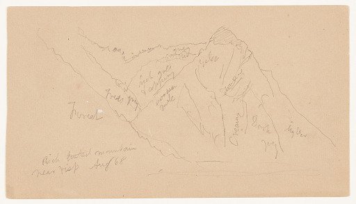 Tinted Mountain near Visp, Switzerland