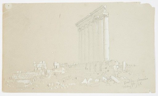Temple of Jupiter at Sunrise, Baalbek, Syria (Lebanon)