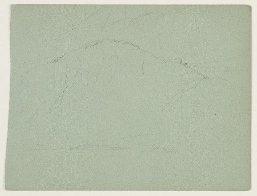 Mountain Above a Lake