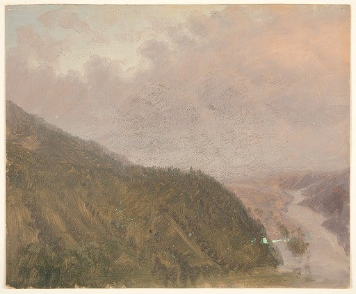 Clouds over an Alpine Valley
