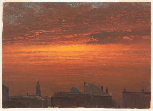 Hudson, New York, at Twilight