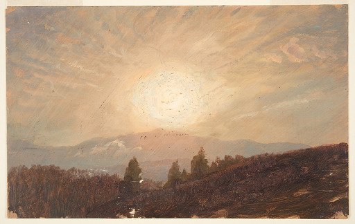 Radiant Sun above Mountains