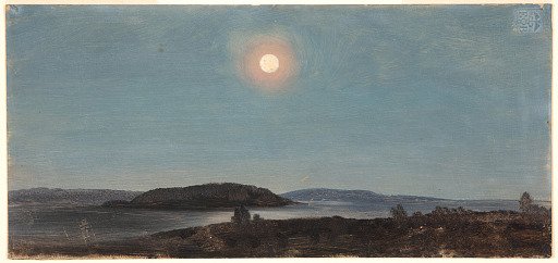 Moon Rising over the Porcupine Islands, Bar Harbor, Maine